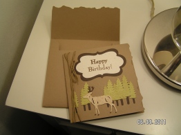 Masculine Card with Envelope